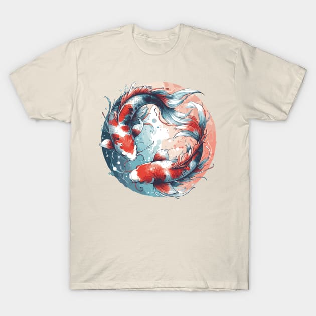 Koi Fish T-Shirt by Heartsake